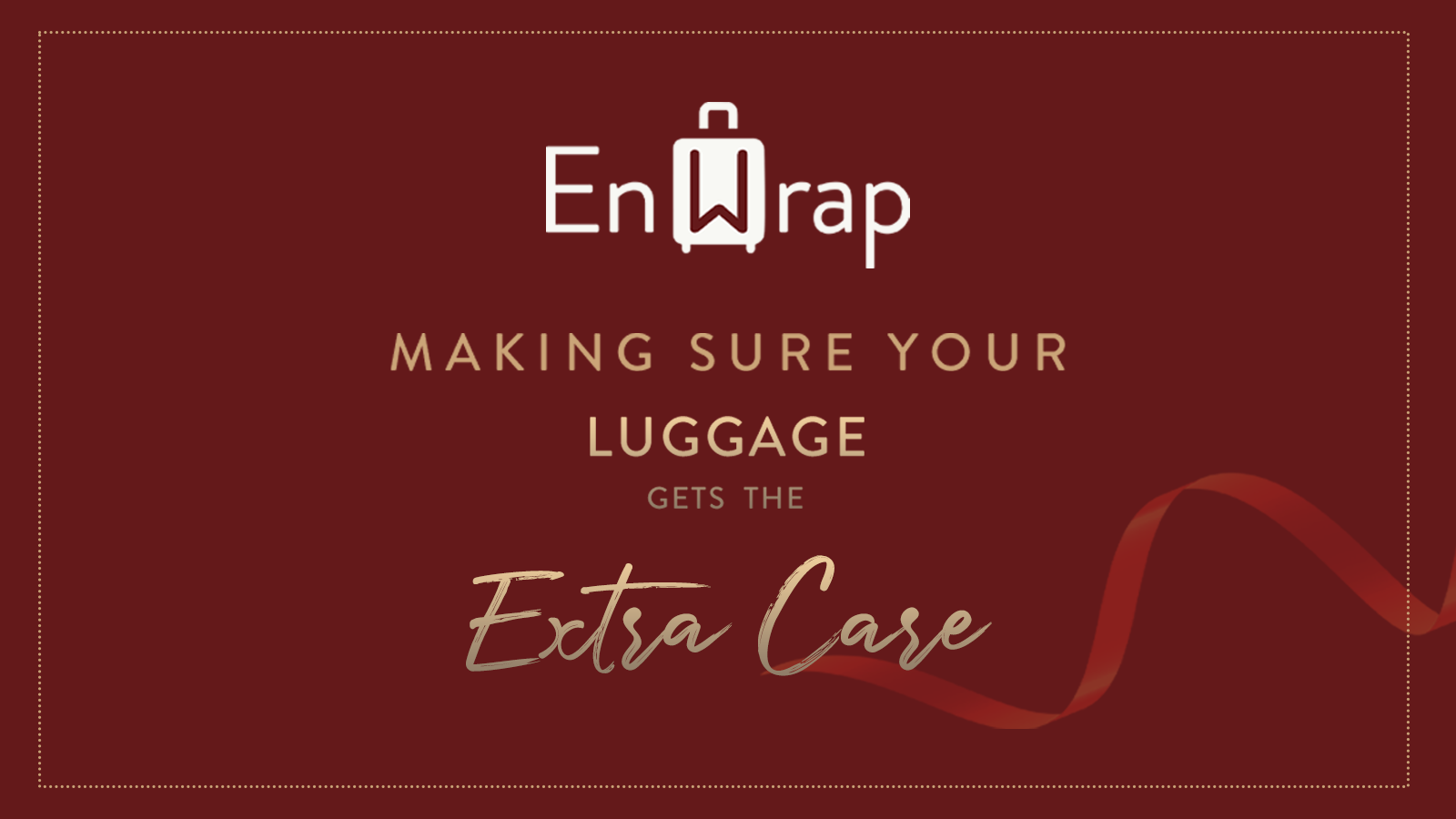 Luggage wrapping service